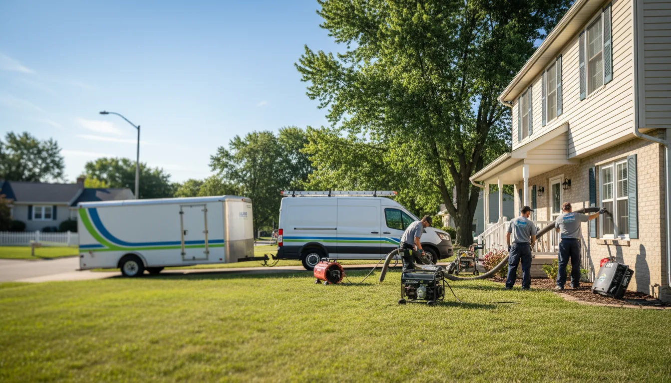 Flooded Basement Restoration And Cleanup With Repair in East Otto, NY near me